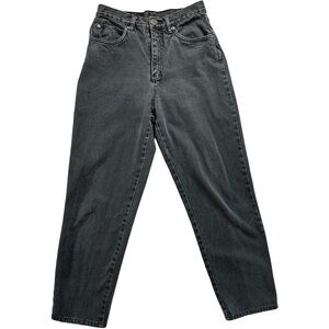 Vintage Rio Denim Grey Black Wide Relaxed Leg Mom Jeans Women's Size 7